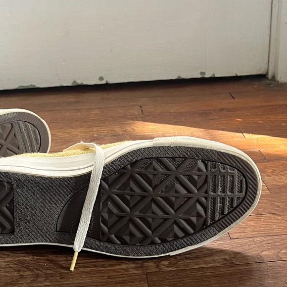 Converse Chuck Taylor Spring Hybrid Texture Jacquard Sneakers saturn gold Size 9 - Picture 6 of 7